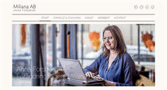 Desktop Screenshot of annaforsberg.se