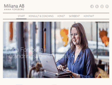 Tablet Screenshot of annaforsberg.se